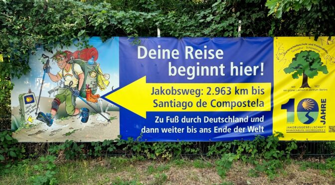 Jakobswege in Berlin und das Schöneberger Südgelände